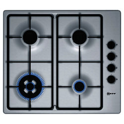 Neff T26BR56N0 Gas Hob, Stainless Steel